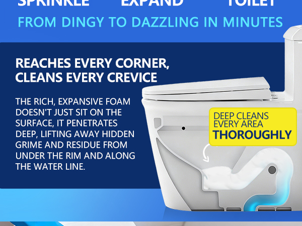 foaming toilet bowl cleaner