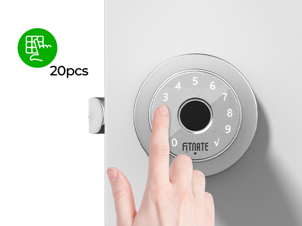 fingerprint door lock with keypad