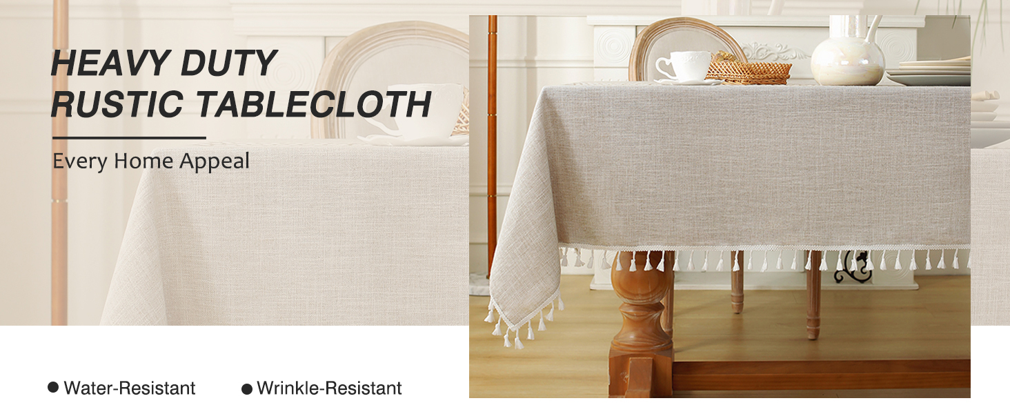 Heavy duty tablecloth