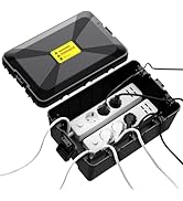 EYPINS Large Outdoor Electrical Box (11.81x7.87x5.12 inch), IP54 Waterproof Outdoor Outlet Extens...