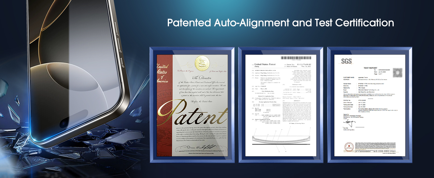 amFilm OneTouch iPhone 16 Pro 6.3" Screen Protector Tempered Glass