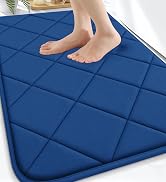 OLANLY Memory Foam Bath Mat 30x20, Ultra Soft and Absorbent Bathroom Rugs, Machine Washable, Comf...