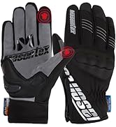 VAZESWIN Winter Motorcycle Gloves, Rainproof Riding Gloves with Touchscreen, Motorcycle Winter Gl...