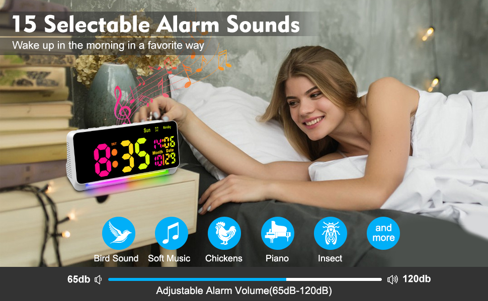 alarm clock for heavy sleepers adults