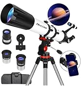 MEEZAA Telescope, Telescope for Adults High Powered Professional, 90mm Aperture 800mm Refractor T...