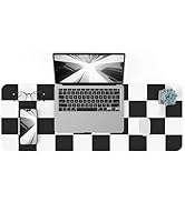 Non-Slip Desk Pad, Mouse Pad, Waterproof PU Leather Desk Protector, Large Desk Blotter, Easy Clea...