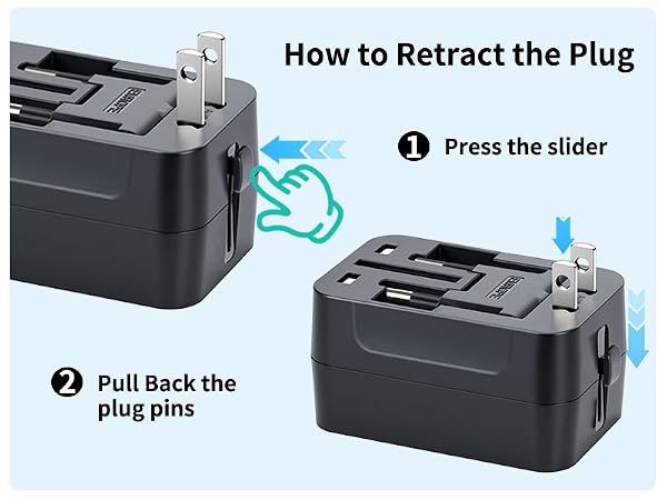 travel adapter plug adaptor power adapter fast charger