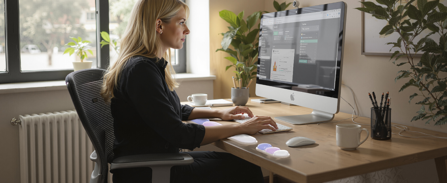 Silicone Gel Wrist Rest for Computer Keyboard