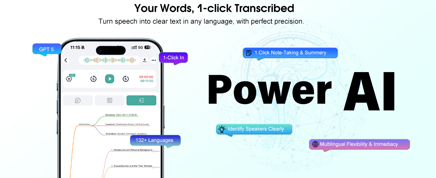 AI Voice Recorder, Note Recorder