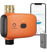Lumary WiFi Water Timer for Garden Hose, Sprinkler Timer for Watering Brass Inlet Outdoor, Rain D...