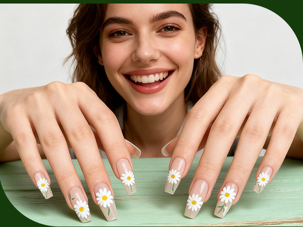 a variety of different nail art patterns