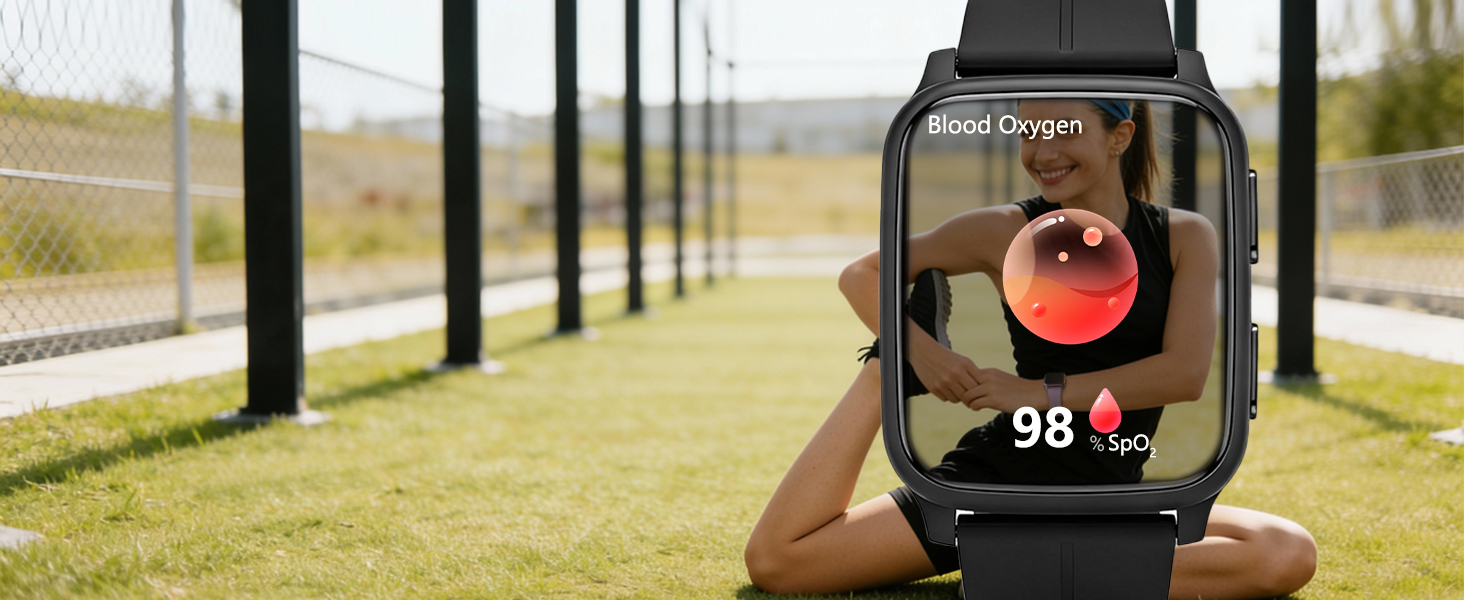 fitness watch blood oxygen monitor