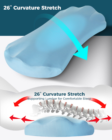 Lumbar Support Pillow for Bed