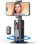 Auto Tracking Phone Holder, MQOUNY 360° Rotation Phone Camera Mount Smart Shooting Phone Tracking...
