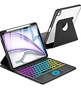 MePadKey Touchpad Keyboard Case for iPad Air 11 inch M2/Air 5th 4th Generation, 360 Degree Rotati...