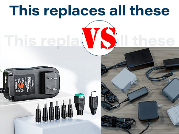 12v dc power supply universal