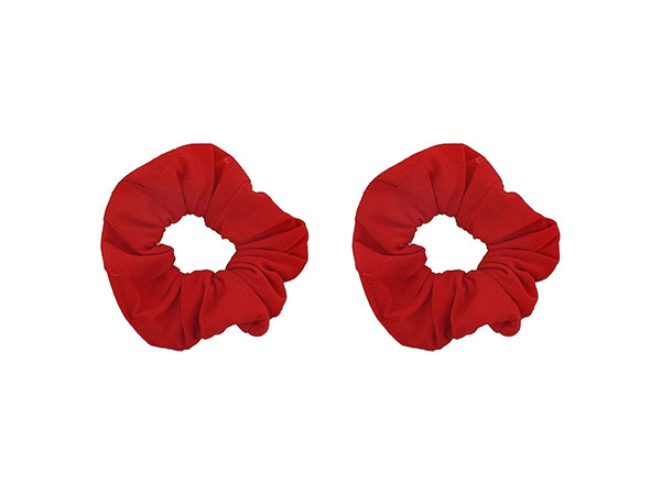 Motique Accessories Solid Scrunchies, Set of 2