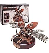 ROKR 3D Puzzles for Adults Electric Insect Metal Model Building Kit Desk Toys Hobby Kit for Adult...