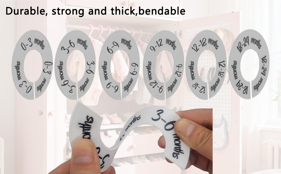 baby size closet dividers