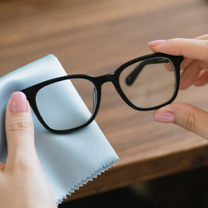 Cleaning Eyeglasses