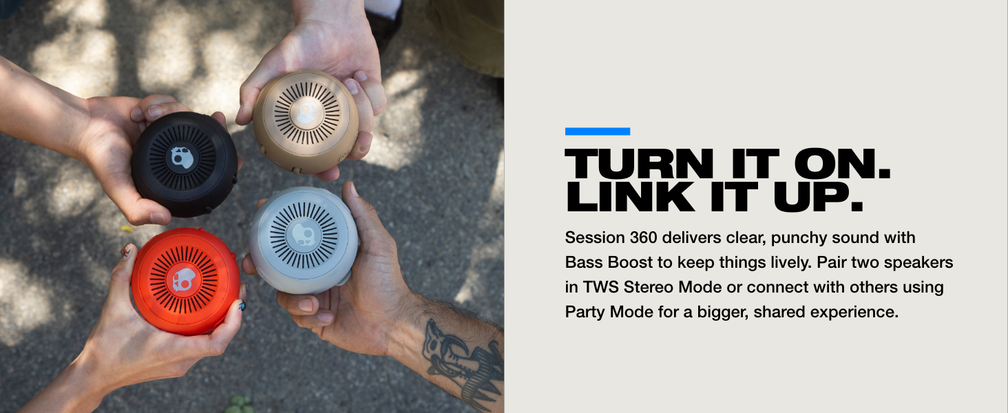 All Session 360 colorways in hands