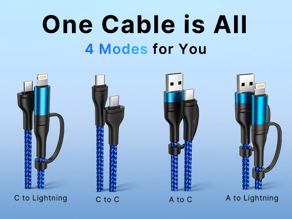 4 in 1 charging cable