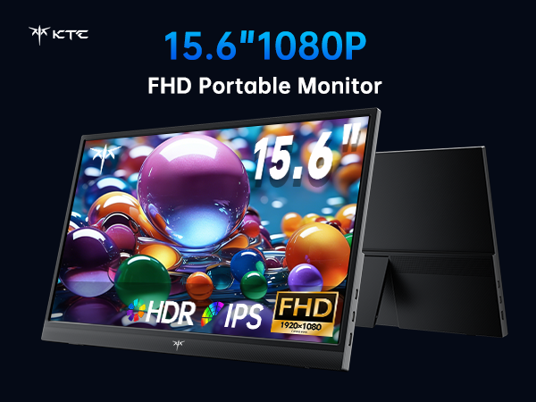 KTC 15.6 portable monitor 1080P FHD