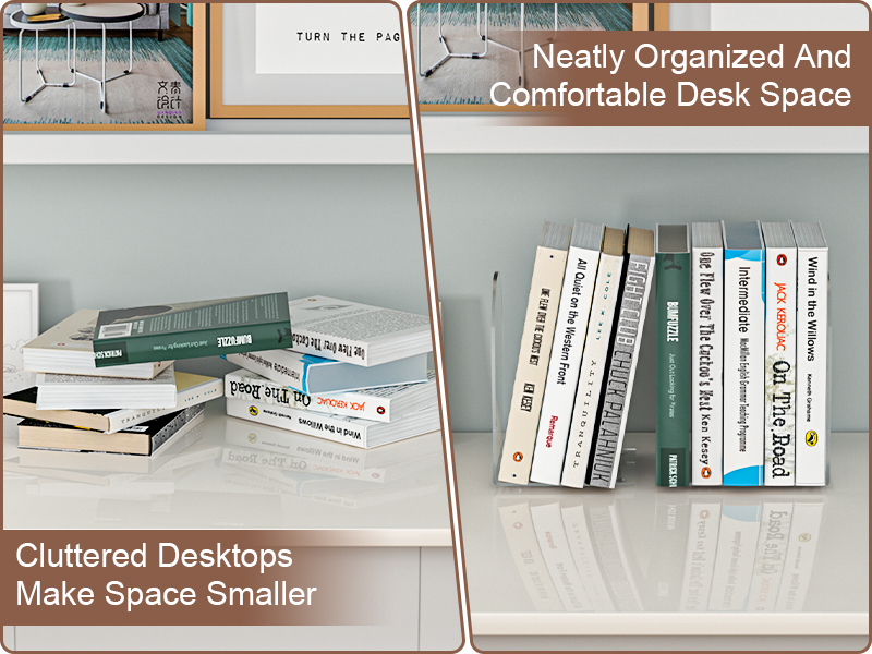 clear bookends