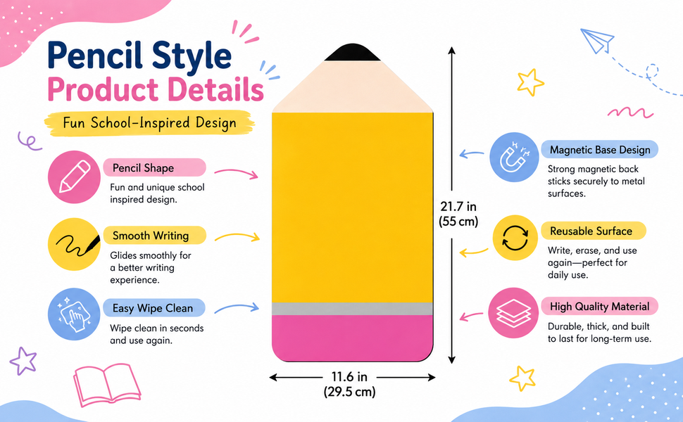 Magnetic Lined Notebook Paper