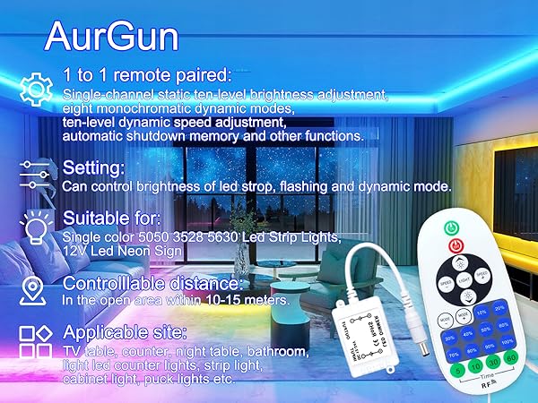 led light remote replacement