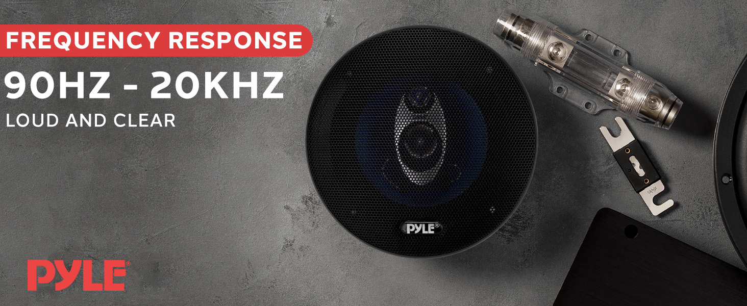 90HZ - 20KHZ Loud and clear