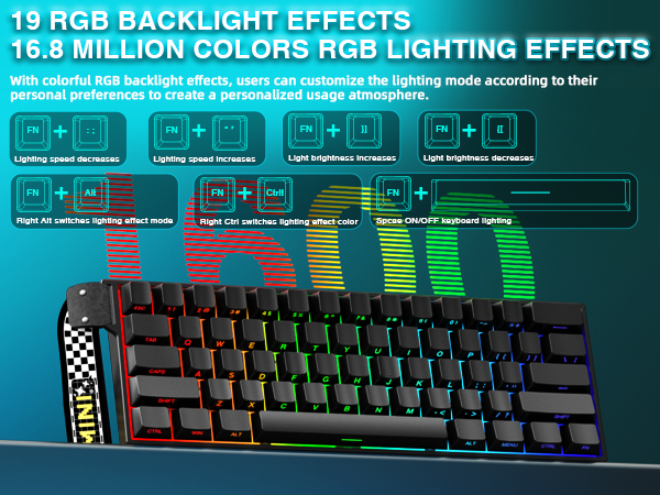 RGB gaming keyboard wireless