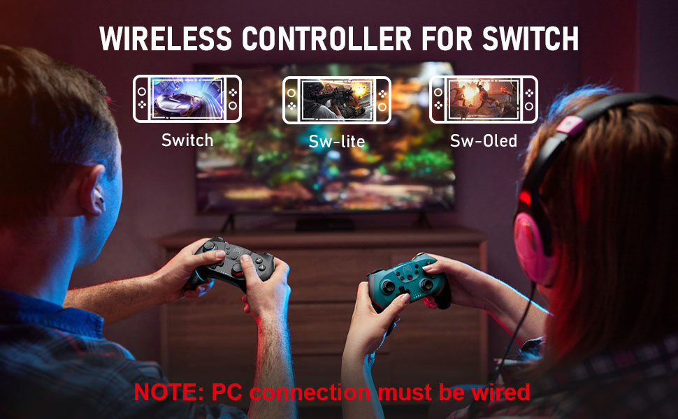 switch pro controller for nintendo 2 pack hall effect controllers for Switch Lite OLED PC android