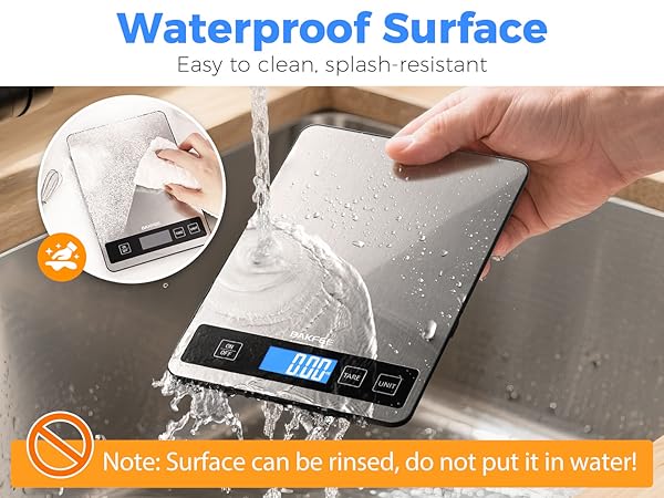 BAKFEE Food Scale, Rechargeable Kitchen Scale