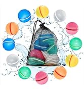 MagMen Aquabombs! Magnetic Reusable Water Balloons (10-Pack) - Multicolor, Fast-Fill, No Mess, No...
