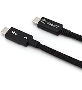 Sewell Thunderbolt 5 Cable - Intel Certified, Premium Braided, 80Gbps/120Gbps Bandwidth Boost, 24...