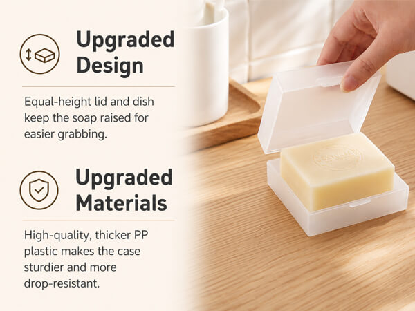 square soap travel case
