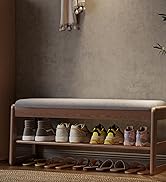 AQIMUELE Shoe Rack Bench