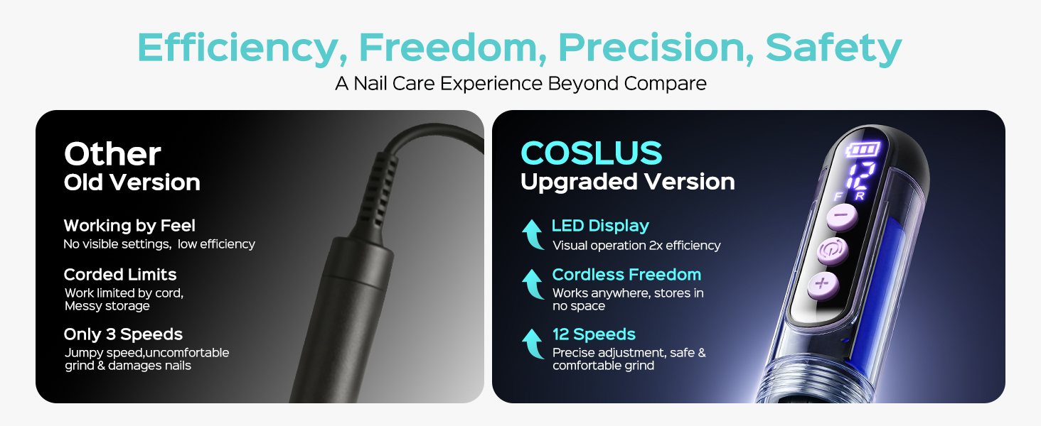 upgrade cordless nail file