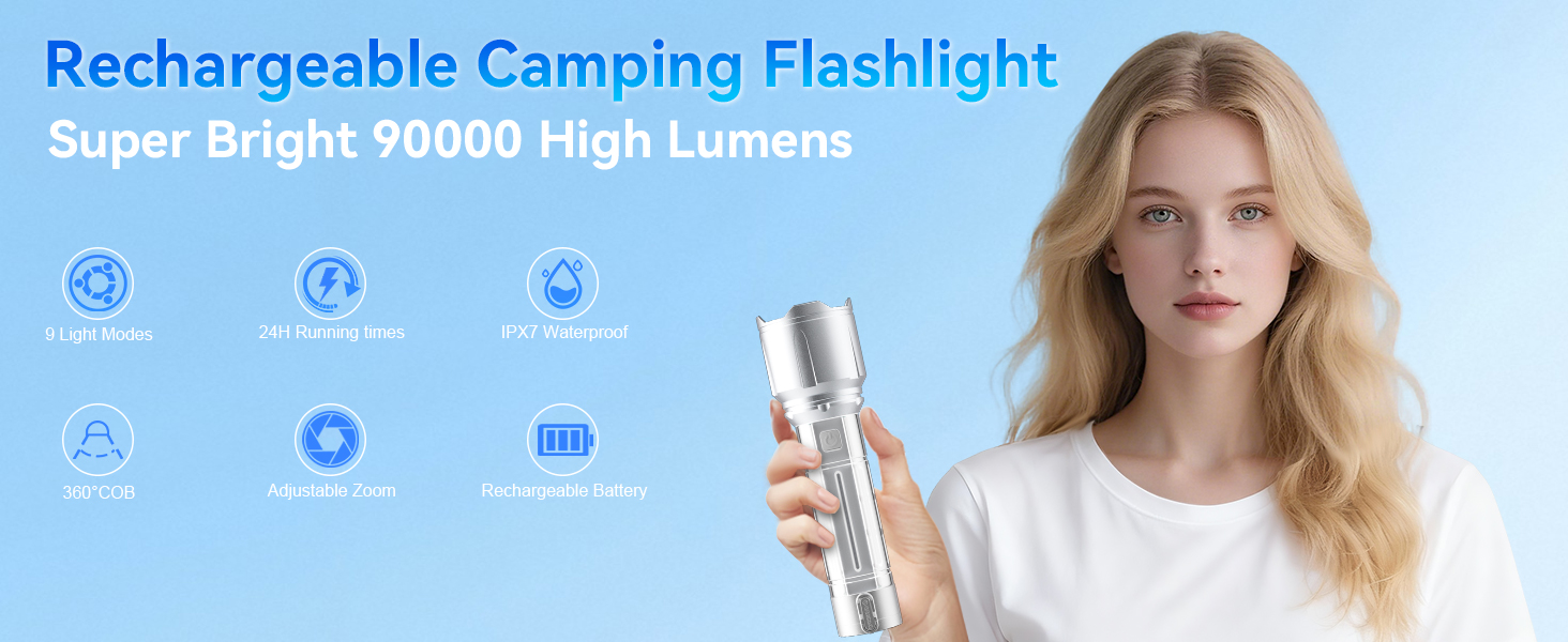 camping flashlight for home