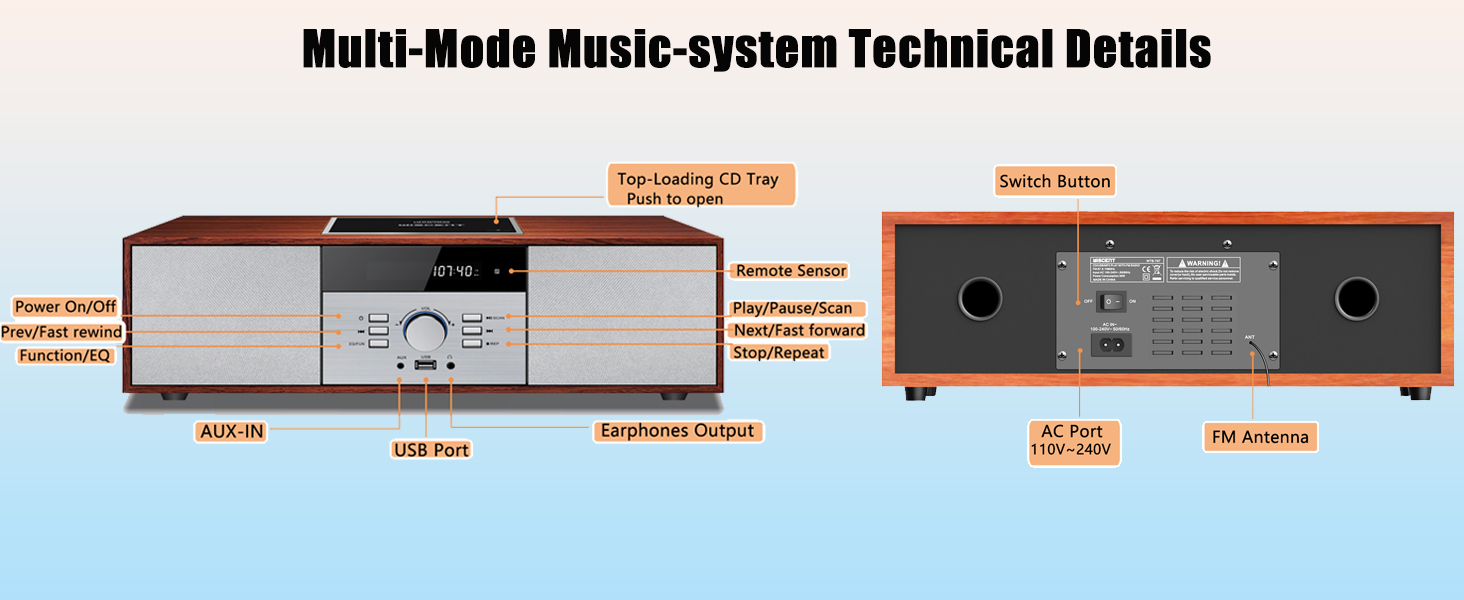 Nostalgic Home Stereo System