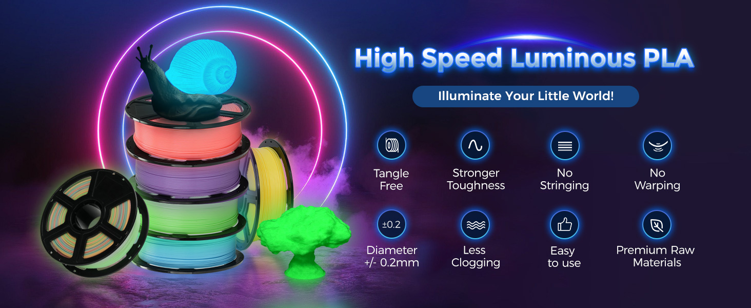 Luminous PLA