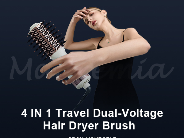 Dual Voltage Hair Dryer Brush