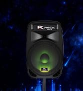 Proreck Dance 15 Portable 15-Inch 2000 Watt 2-Way Powered PA Speaker System Combo Set with Blueto...