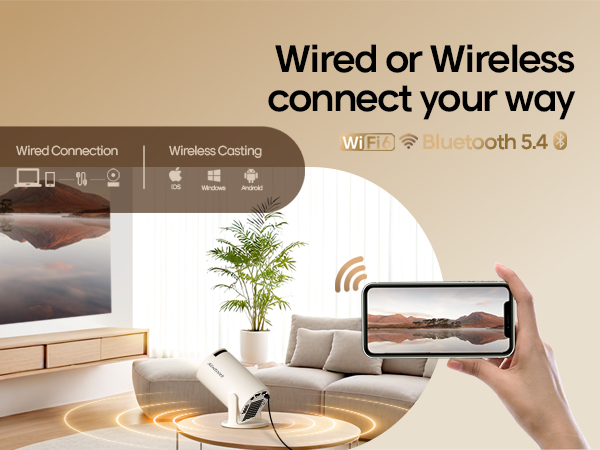 projector with wifi and bluetooth