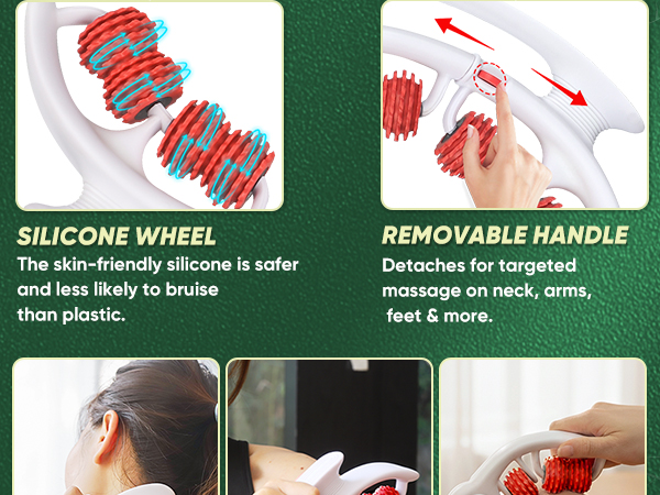 leg lymphatic drainage massager thigh massage leg cellulite massager roller cellulite tool