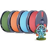 SUNLU High Speed Matte PLA Filament 4KG, 600mm/s Fast 3D Printer Filament Bundle, Smooth PLA Matt...