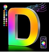 Light Up Letters USB Powered, LED Letter Lights Color Changing Alphabet Sign Gifts for Girls Wome...