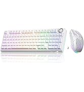 SOLAKAKA KI99 Pro and SM600,Wireless Keyboard and Mouse Combo for Gaming