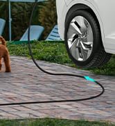 EVDANCE EV Charger Extension Cable, J1772 Extension Cable 40A 30FT Charging Cord for Electric Veh...